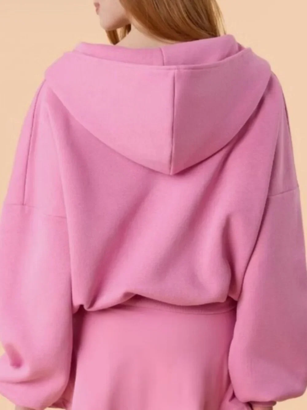 Blogilates byTarget X Women's Pink Marshmallow Zip Hoodie.